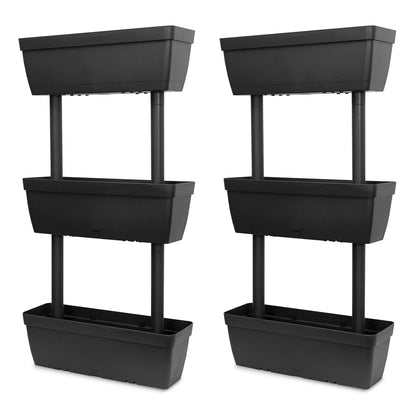 Fioriere da Giardino 6 pz 100 cm Antracite | homemem39