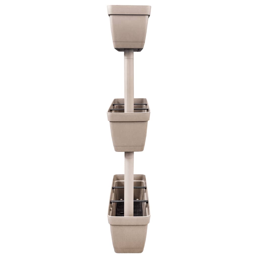 Fioriere da Giardino 6 pz Grigio Talpa