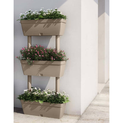 Fioriere da Giardino 6 pz Grigio Talpa | homemem39