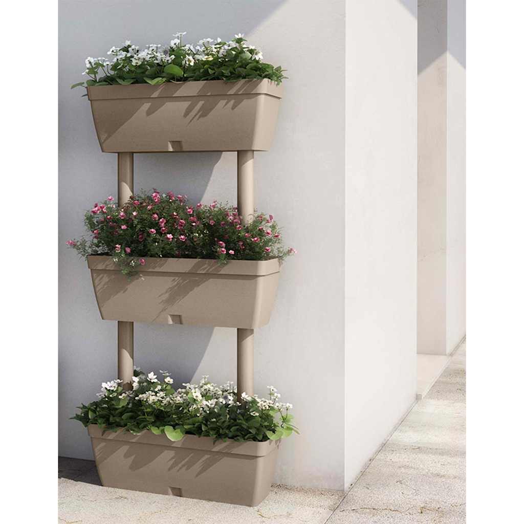 Fioriere da Giardino 6 pz Grigio Talpa