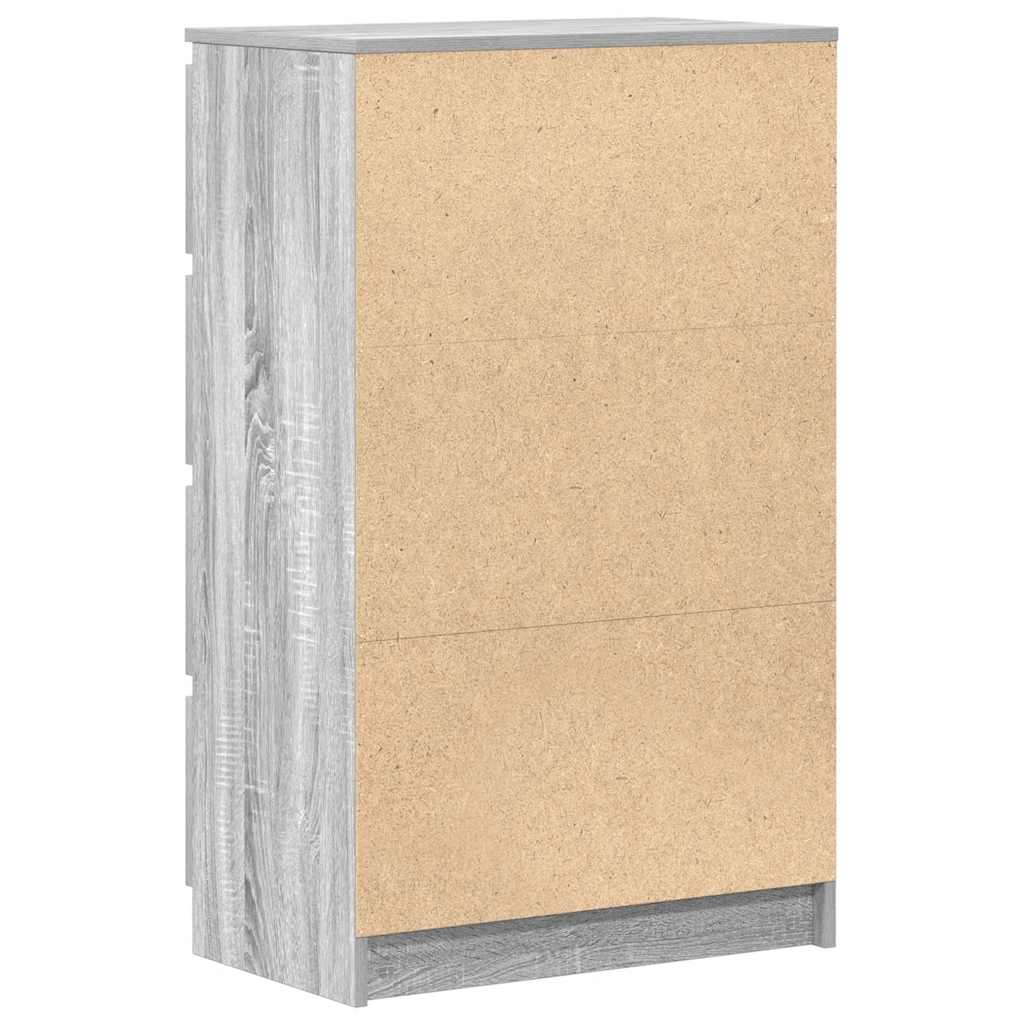 Credenza Grigio Sonoma 60x35x98,5 cm in Legno Multistrato - homemem39