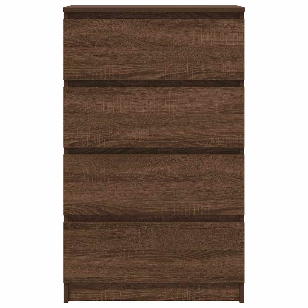 Credenza Rovere Marrone 60x35x98,5 cm in Legno Multistrato - homemem39