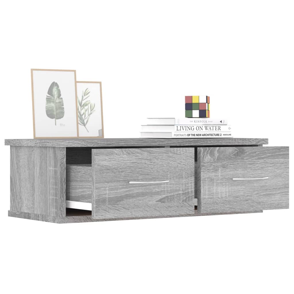 Libreria Grigio Sonoma 60x26x18,5cm in Legno Ingegnerizzato | homemem39