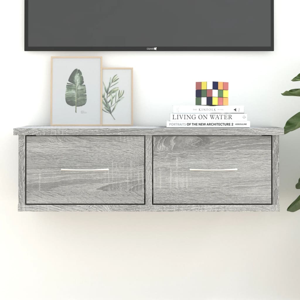 Libreria Grigio Sonoma 60x26x18,5cm in Legno Ingegnerizzato | homemem39