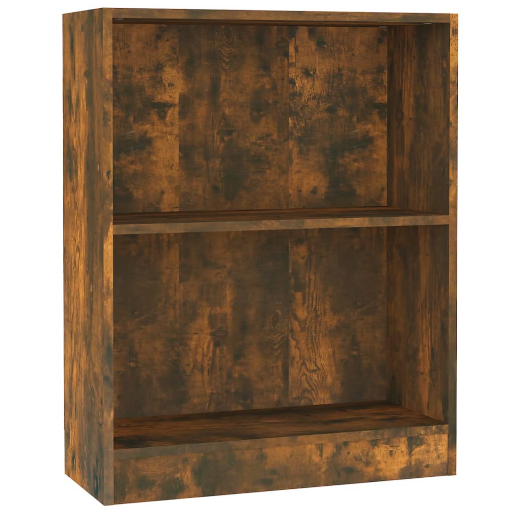 Libreria Rovere Fumo 60x24x76 cm in Legno Multistrato - homemem39