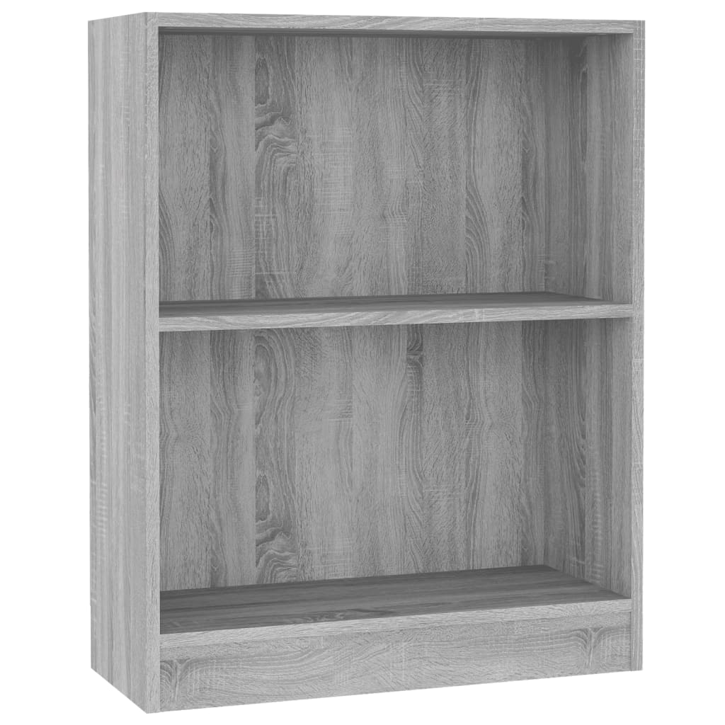 Libreria Grigio Sonoma 60x24x76 cm in Legno Multistrato - homemem39