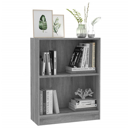 Libreria Grigio Sonoma 60x24x76 cm in Legno Multistrato - homemem39