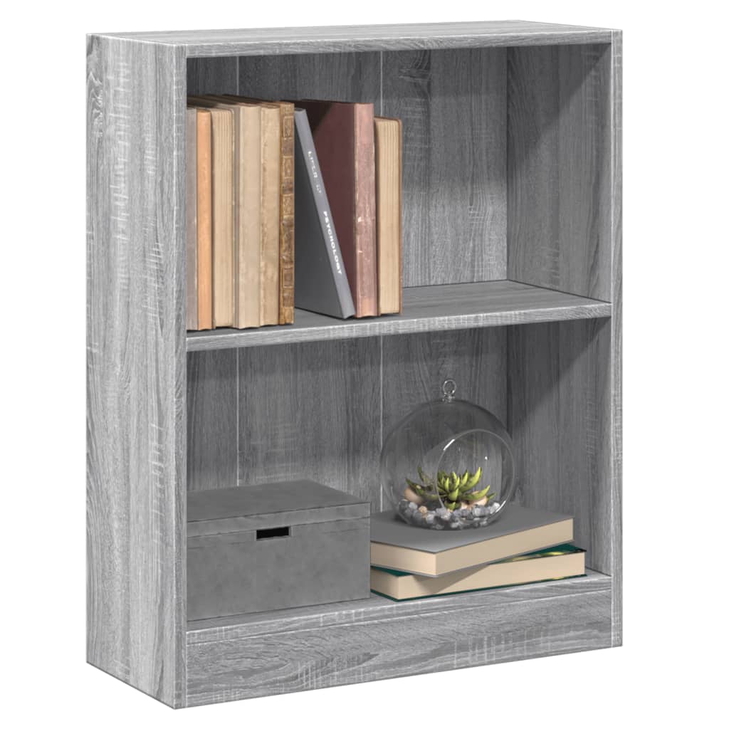 Libreria Grigio Sonoma 60x24x76 cm in Legno Multistrato - homemem39