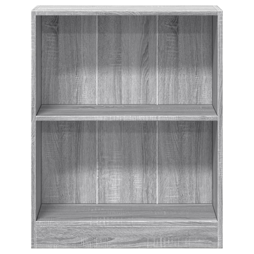 Libreria Grigio Sonoma 60x24x76 cm in Legno Multistrato - homemem39