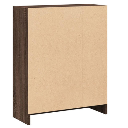 Libreria Rovere Marrone 60x24x76 cm in Legno Multistrato - homemem39