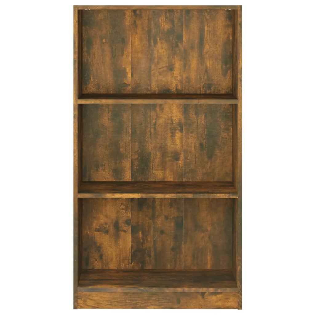 Libreria Rovere Fumo 60x24x109 cm in Legno Multistrato | homemem39