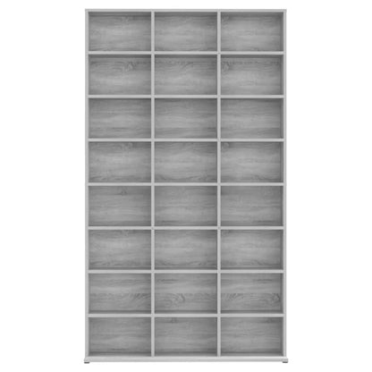 Mobile Porta CD Grigio Sonoma 102x23x177,5 cm Legno Multistrato - homemem39