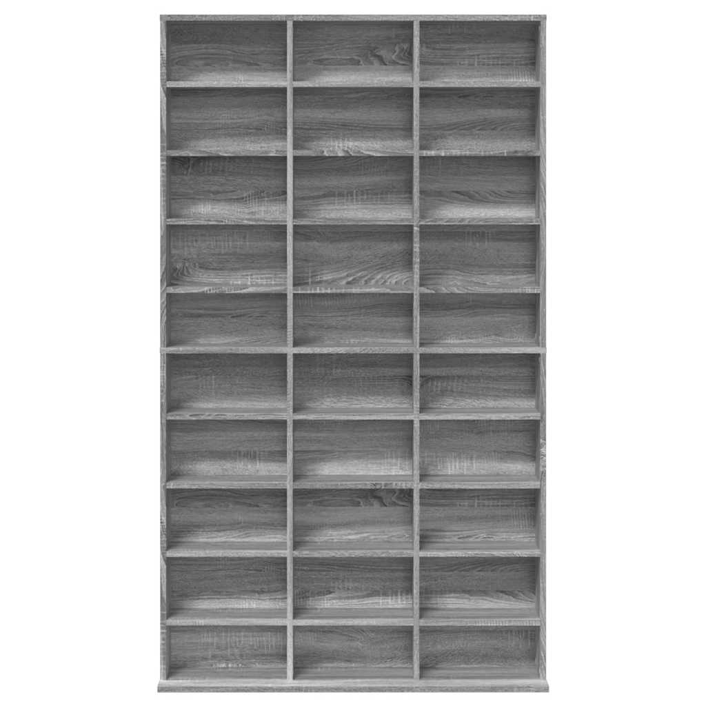 Mobile Porta CD Grigio Sonoma 102x23x177,5 cm Legno Multistrato | homemem39