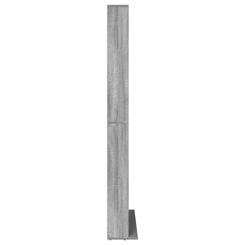 Mobile Porta CD Grigio Sonoma 102x23x177,5 cm Legno Multistrato