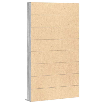 Mobile Porta CD Grigio Sonoma 102x23x177,5 cm Legno Multistrato