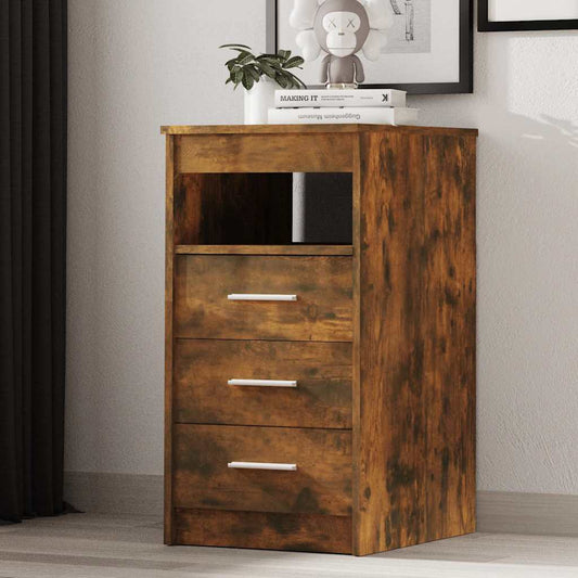 Cassettiera 40x50x76 cm in legno multistrato