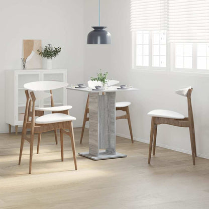 Tavolo da Bistrot Grigio Sonoma 60x60x75 cm Legno Multistrato - homemem39