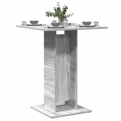 Tavolo da Bistrot Grigio Sonoma 60x60x75 cm Legno Multistrato - homemem39