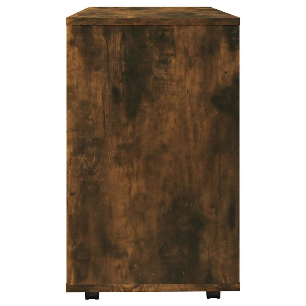 Tavolino da Salotto Rovere Fumo 70x35x60,5cm Legno Multistrato