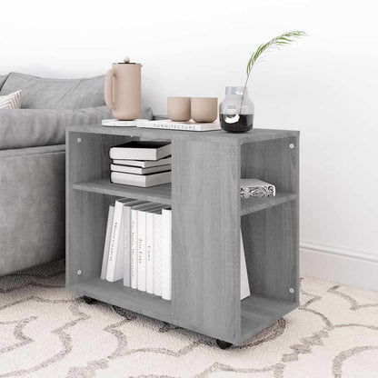 Tavolino da Salotto Grigio Sonoma 70x35x55 cm Legno Multistrato | homemem39