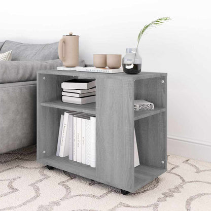 Tavolino da Salotto Grigio Sonoma 70x35x60,5 cm