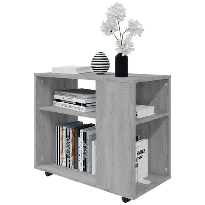 Tavolino da Salotto Grigio Sonoma 70x35x60,5 cm