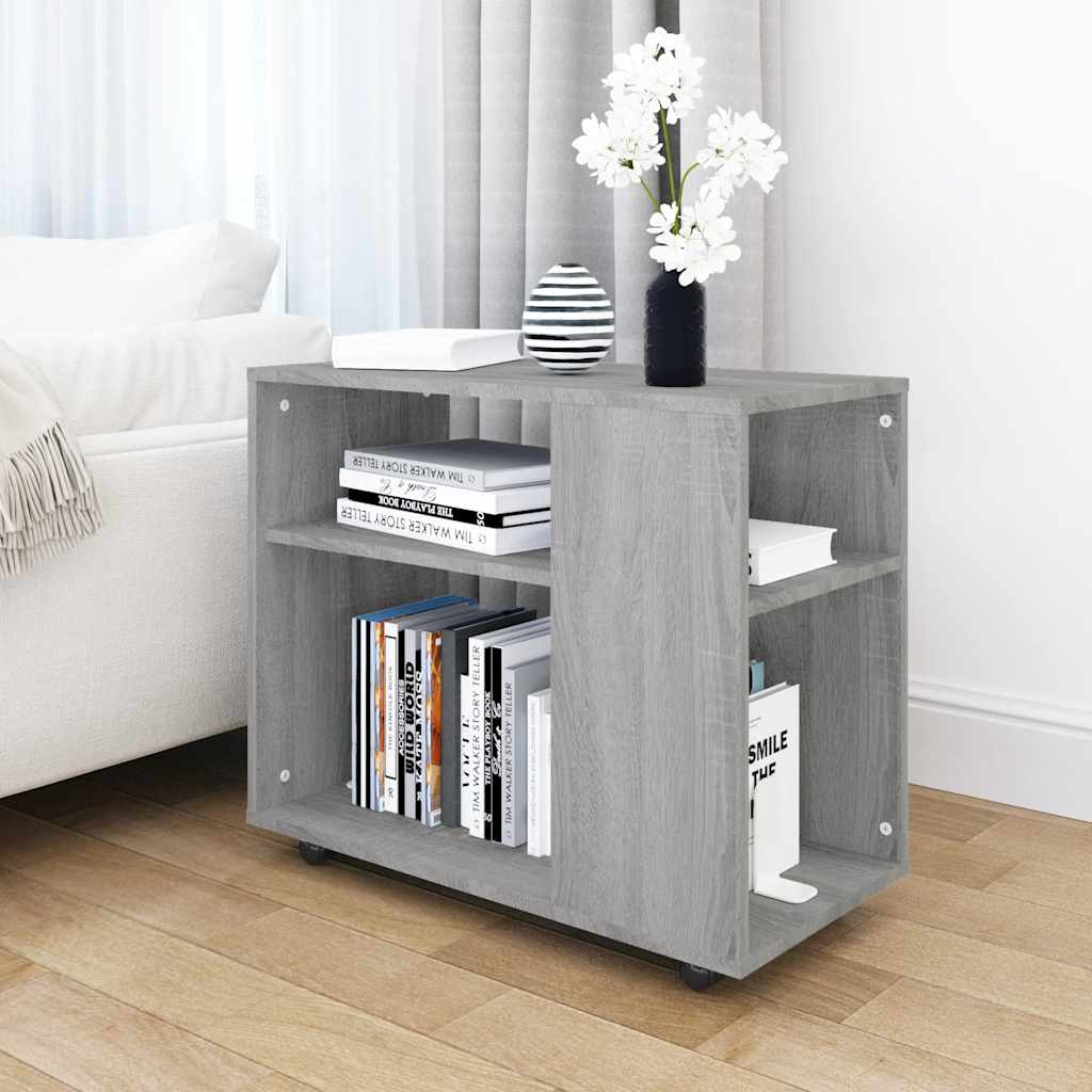 Tavolino da Salotto Grigio Sonoma 70x35x55 cm Legno Multistrato | homemem39