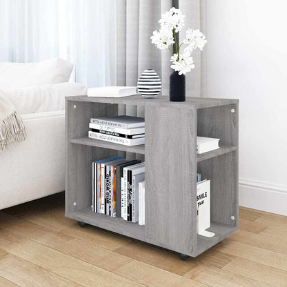 Tavolino da Salotto Grigio Sonoma 70x35x60,5 cm