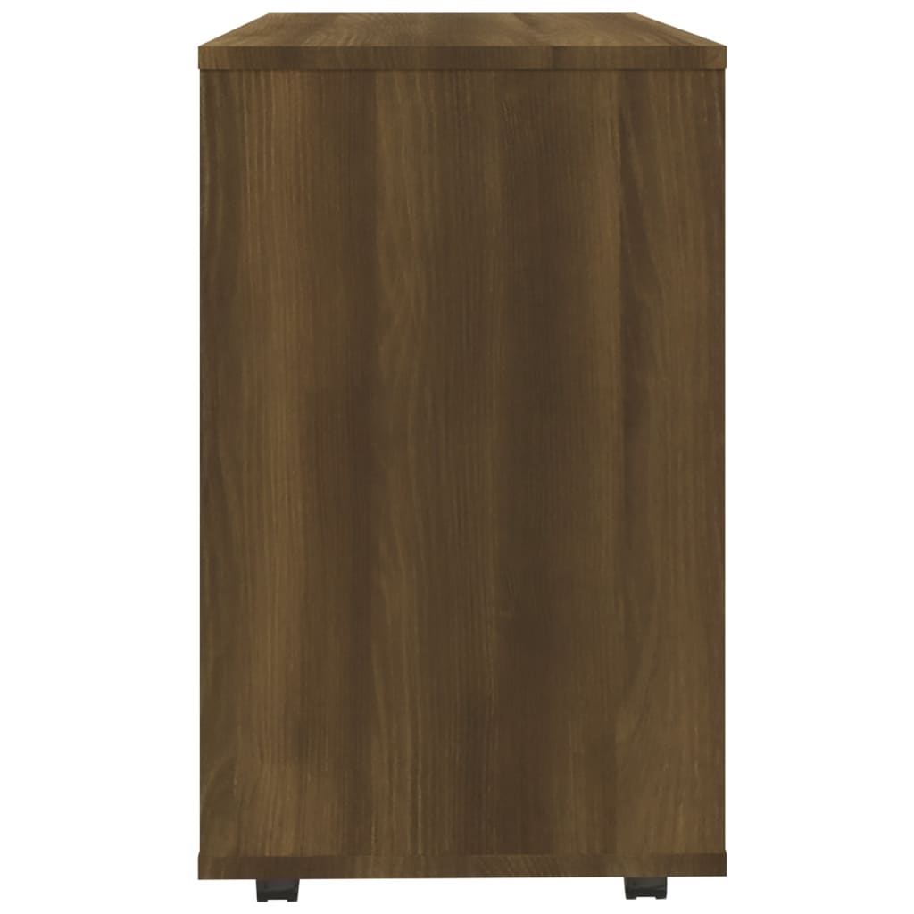 Tavolino da Salotto Rovere Marrone 70x35x55cm Legno Multistrato - homemem39