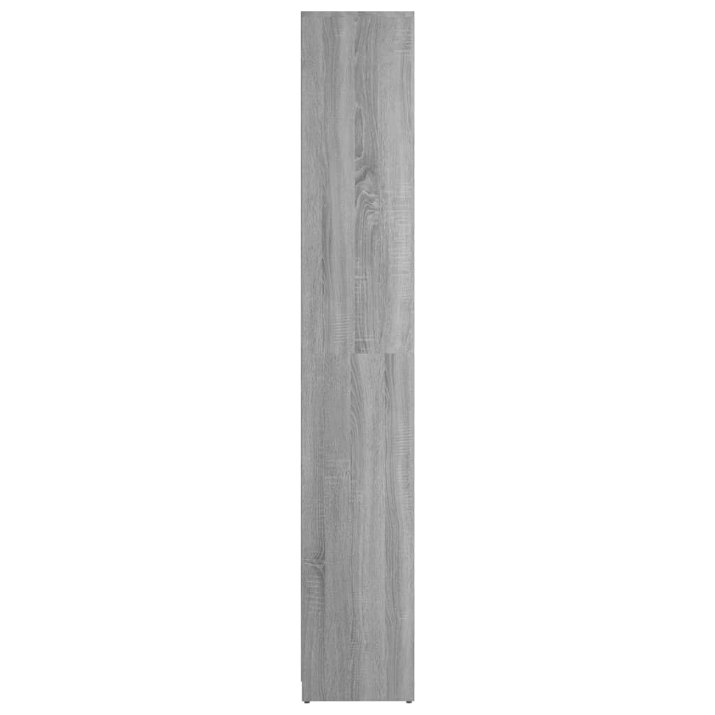Armadio Bagno Rovere Grigio 30x30x183,5cm Legno Ingegnerizzato | homemem39