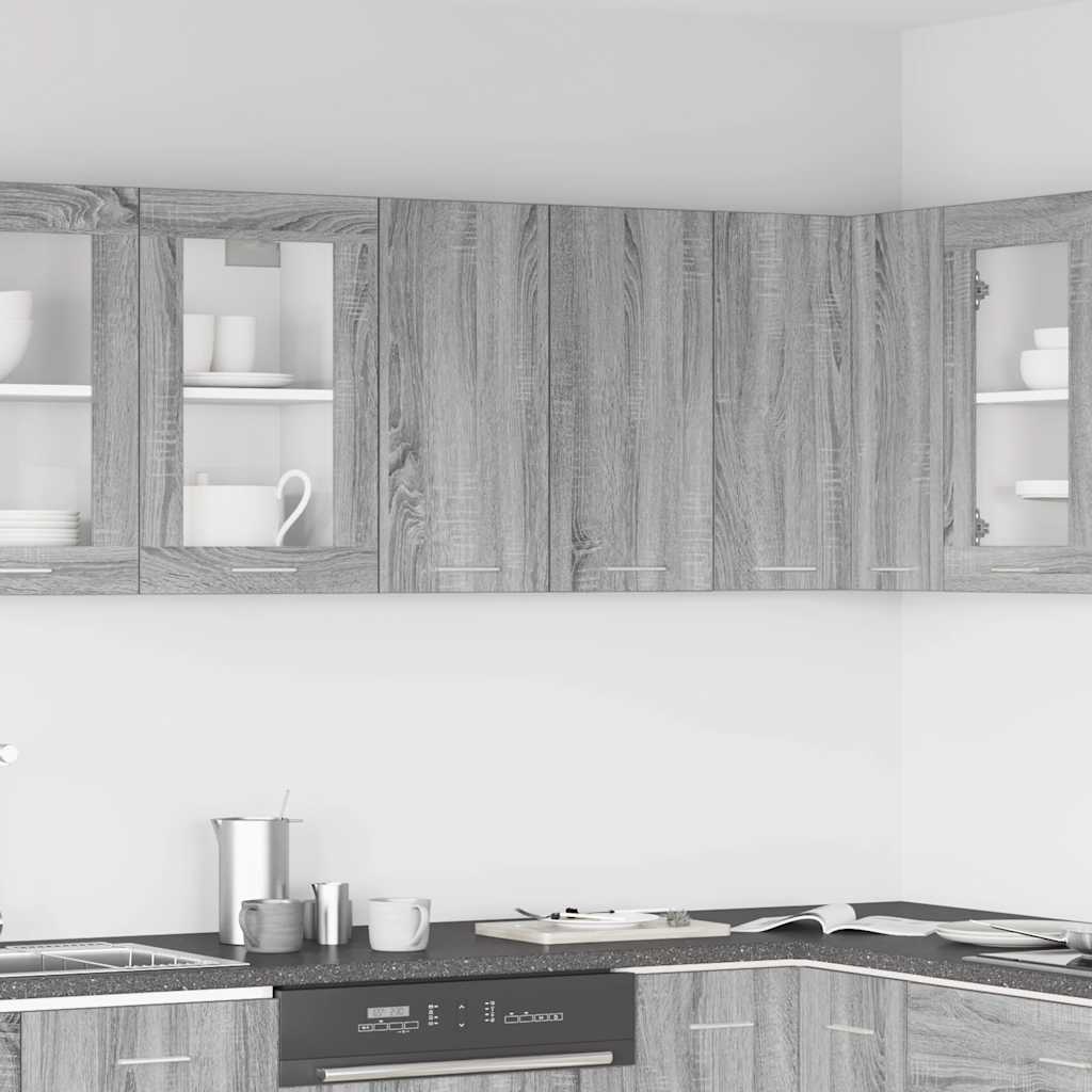 Mobile Pensile “Lyon” Grigio Sonoma 60x31x60 cm - homemem39