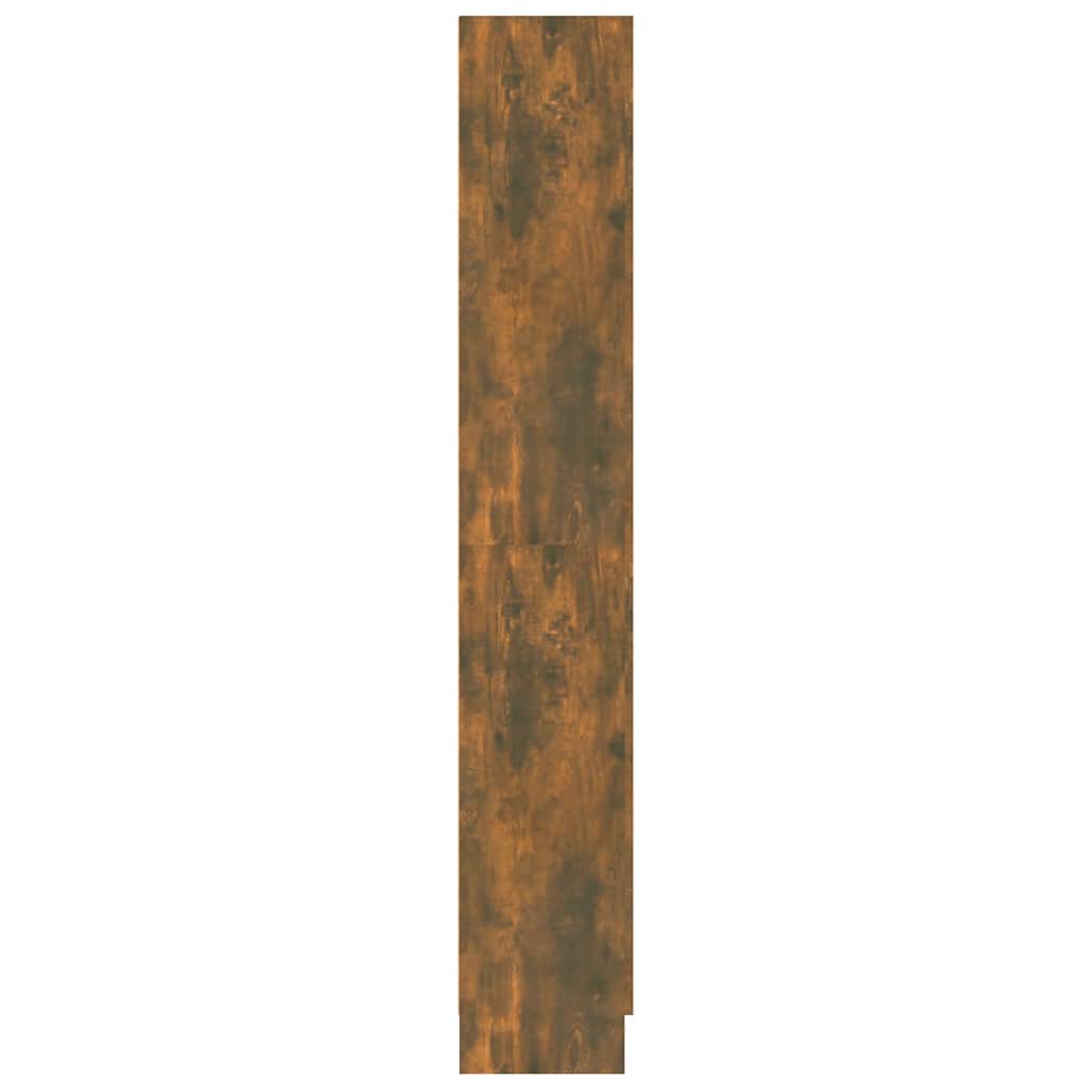 Comodino Rovere Fumo 82,5x30,5x185,5 cm in Legno Multistrato | homemem39