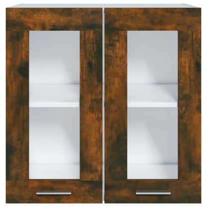 Pensile in Vetro “Lyon” Rovere Fumo 60x31x60 cm | homemem39