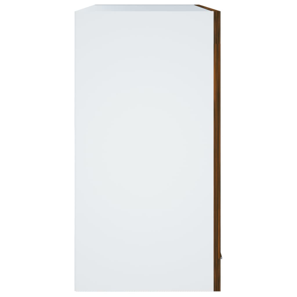 Pensile in Vetro “Lyon” Rovere Fumo 60x31x60 cm