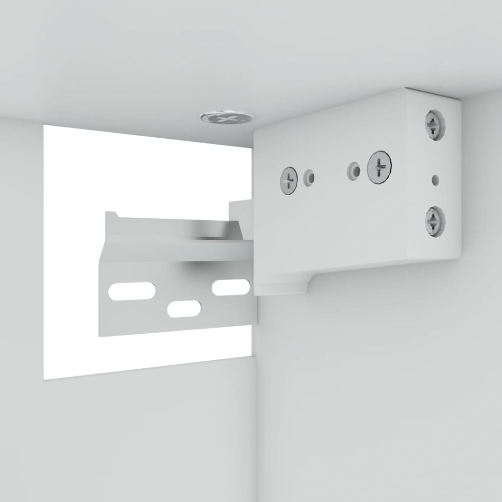 Pensile in Vetro “Lyon” Rovere Fumo 60x31x60 cm - homemem39