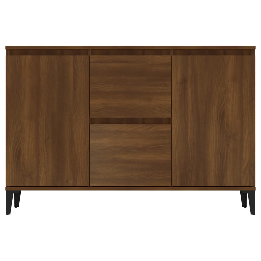 Credenza Rovere Marrone 104x35x70 cm in Legno Ingegnerizzato