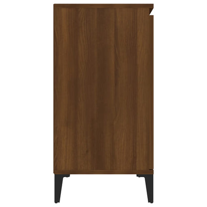 Credenza Rovere Marrone 104x35x70 cm in Legno Ingegnerizzato