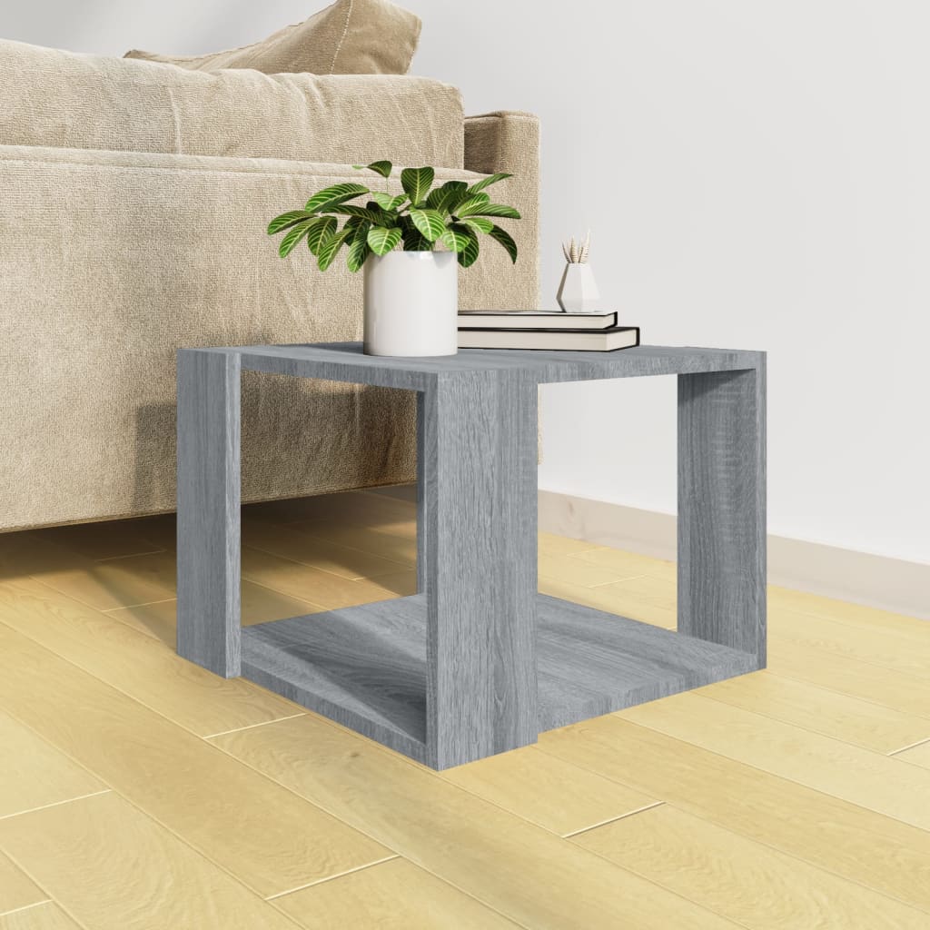 Tavolino Salotto Grigio Sonoma 40x40x30cm Legno Ingegnerizzato | homemem39