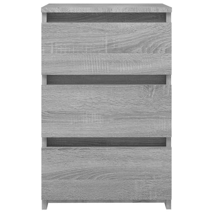 Comodino Grigio Sonoma 40x35x62,5 cm in Legno Multistrato - homemem39