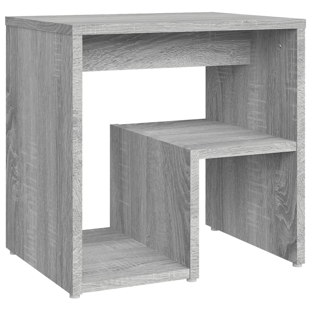 Comodini Grigio Sonoma 2 pz 40x30x40 cm in Legno Multistrato - homemem39