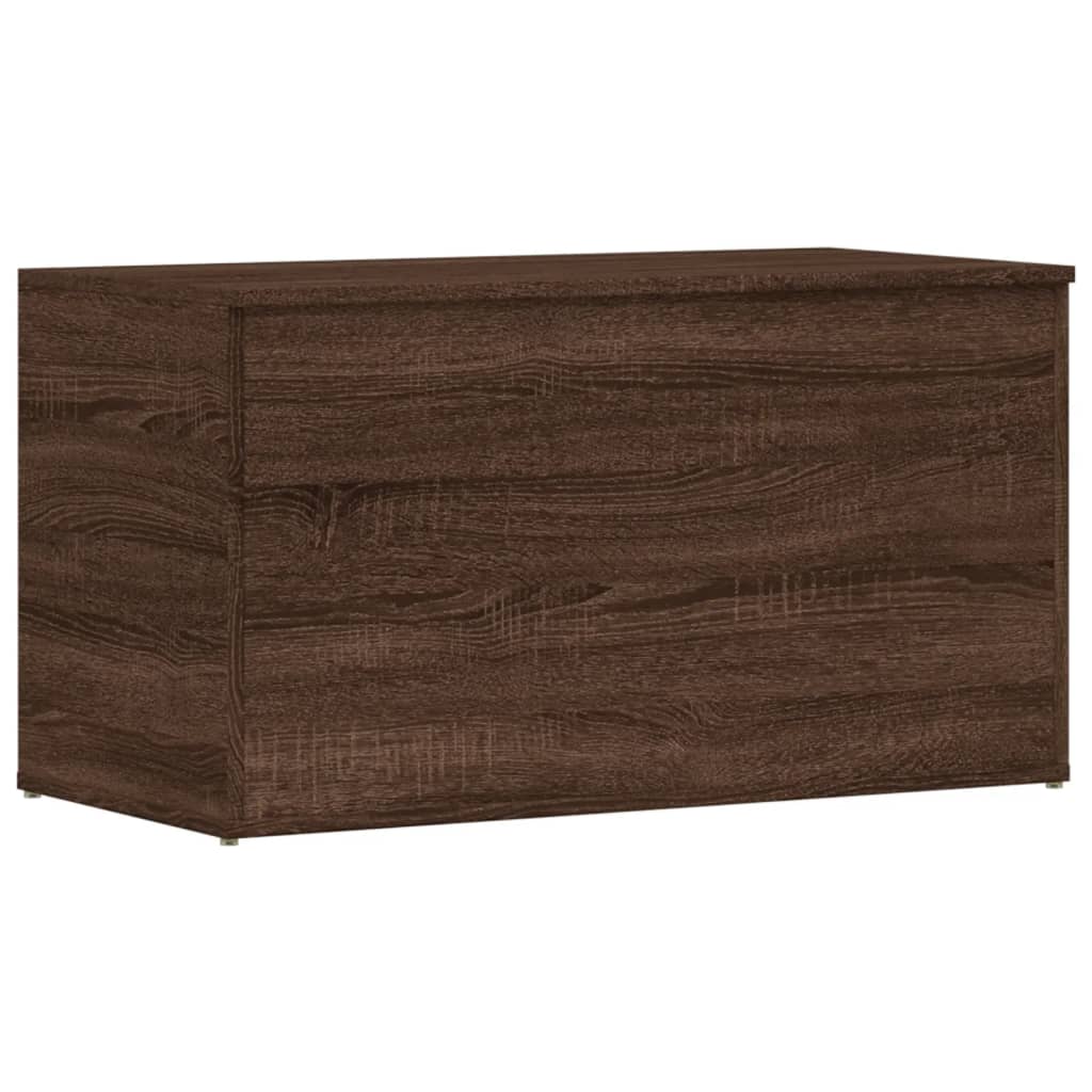 Cassapanca Rovere Marrone 84x42x46 cm in Legno Ingegnerizzato - homemem39