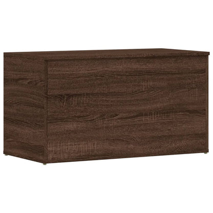 Cassapanca Rovere Marrone 84x42x46 cm in Legno Ingegnerizzato - homemem39