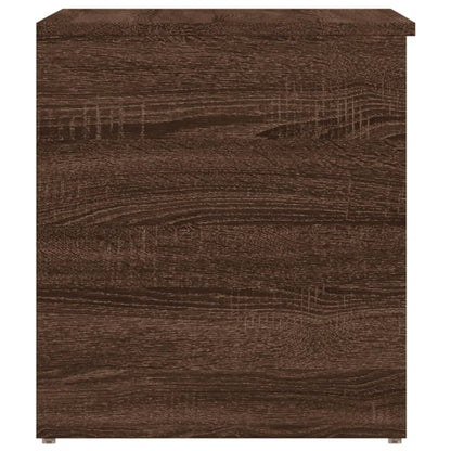 Cassapanca Rovere Marrone 84x42x46 cm in Legno Ingegnerizzato - homemem39