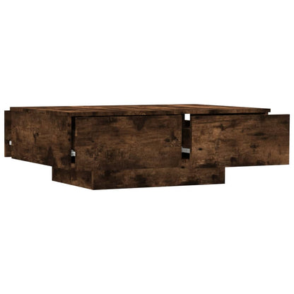 Tavolino da Salotto Rovere Fumo 90x60x31 cm Legno Multistrato | homemem39