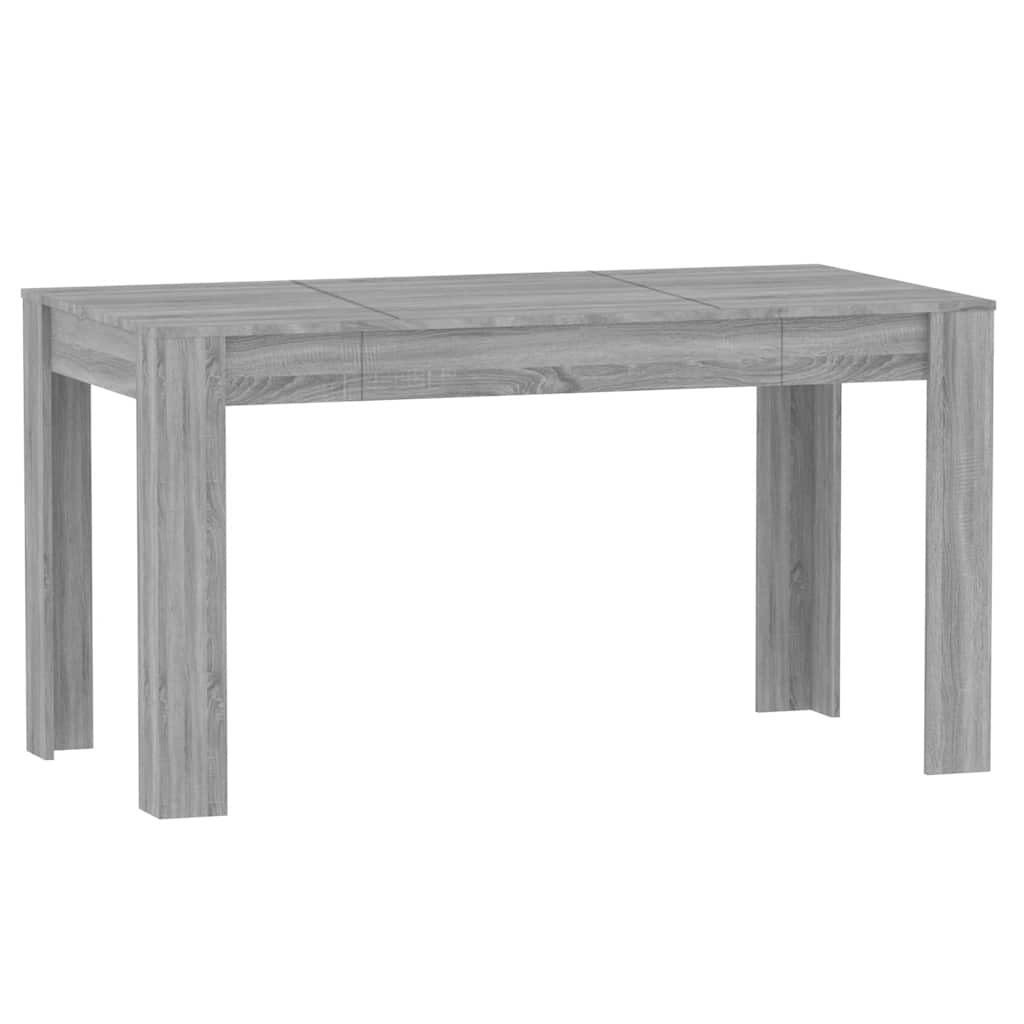 Tavolo da Pranzo Grigio Sonoma 140x74,5x76 cm Legno Multistrato | homemem39