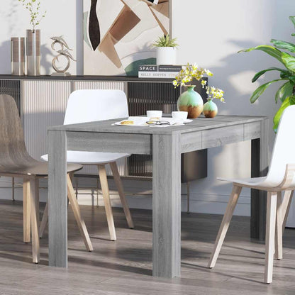 Tavolo da Pranzo Grigio Sonoma 140x74,5x76 cm Legno Multistrato | homemem39