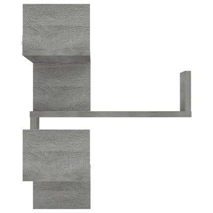 Scaffale Parete Angolo Grigio Sonoma 40x40x50cm Multistrato | homemem39