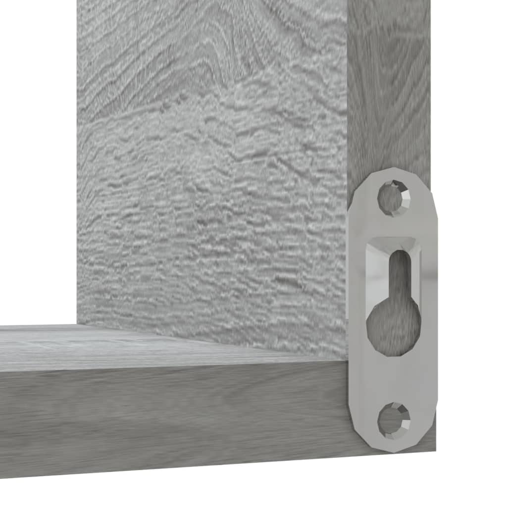 Scaffale Parete Angolo Grigio Sonoma 40x40x50cm Multistrato | homemem39