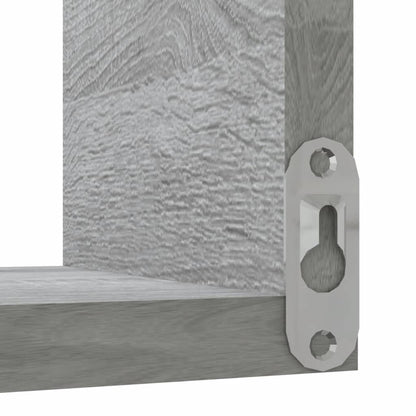 Scaffale Parete Angolo 2pz Grigio Sonoma 40x40x50cm Multistrato | homemem39