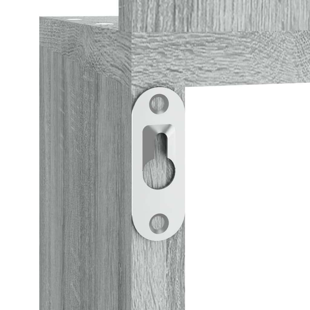 Mensola Angolare Grigio Sonoma 20x20x127,5 cm Truciolato | homemem39